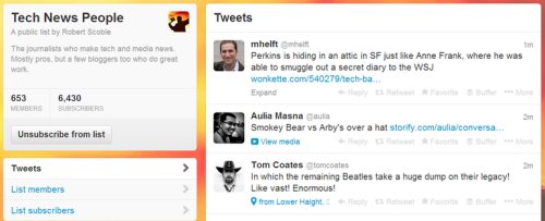 tech journalists on twitter